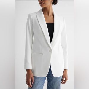 Express - Editor One Button Boyfriend Blazer
